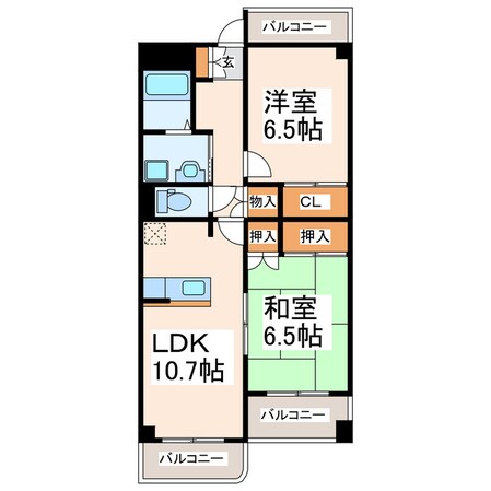 モンルポの物件間取画像